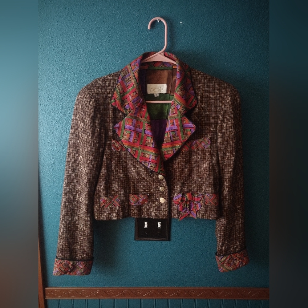 Vintage Cache Multicolor Blazer